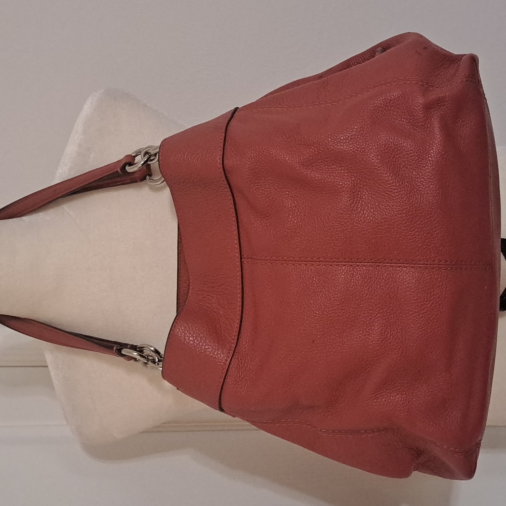 Coach "Lexy" Pebbled Leather Bag - Picture 7 of 7